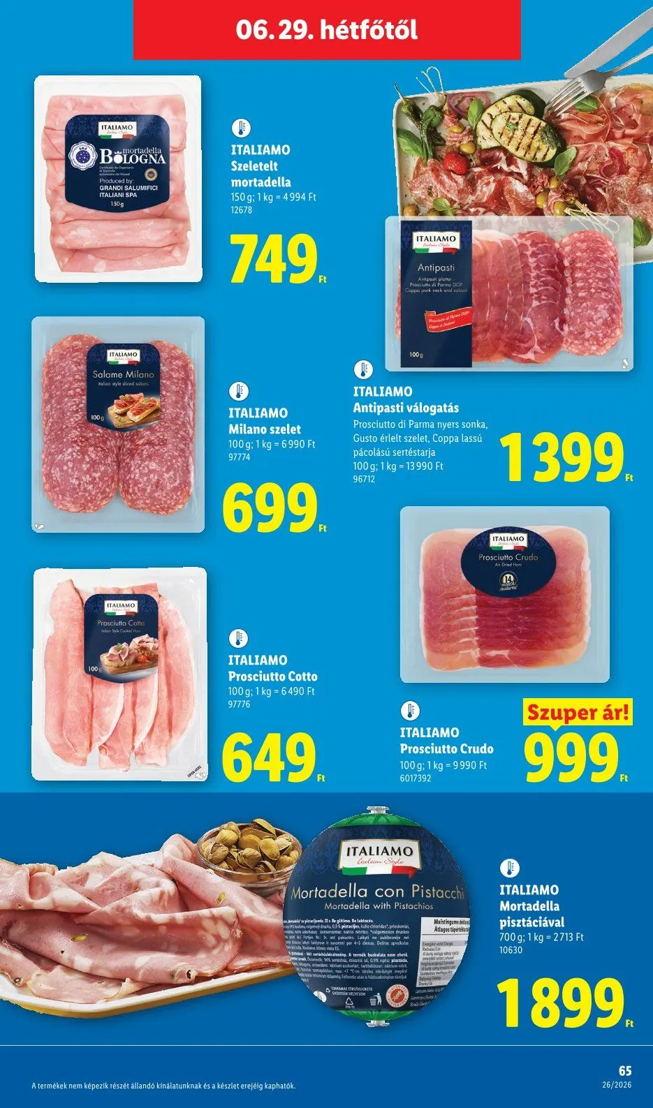Katalógus Lidl legfrissebb ajánlatai június 25.-tól július 7.-ig 2026. - Oldal 65