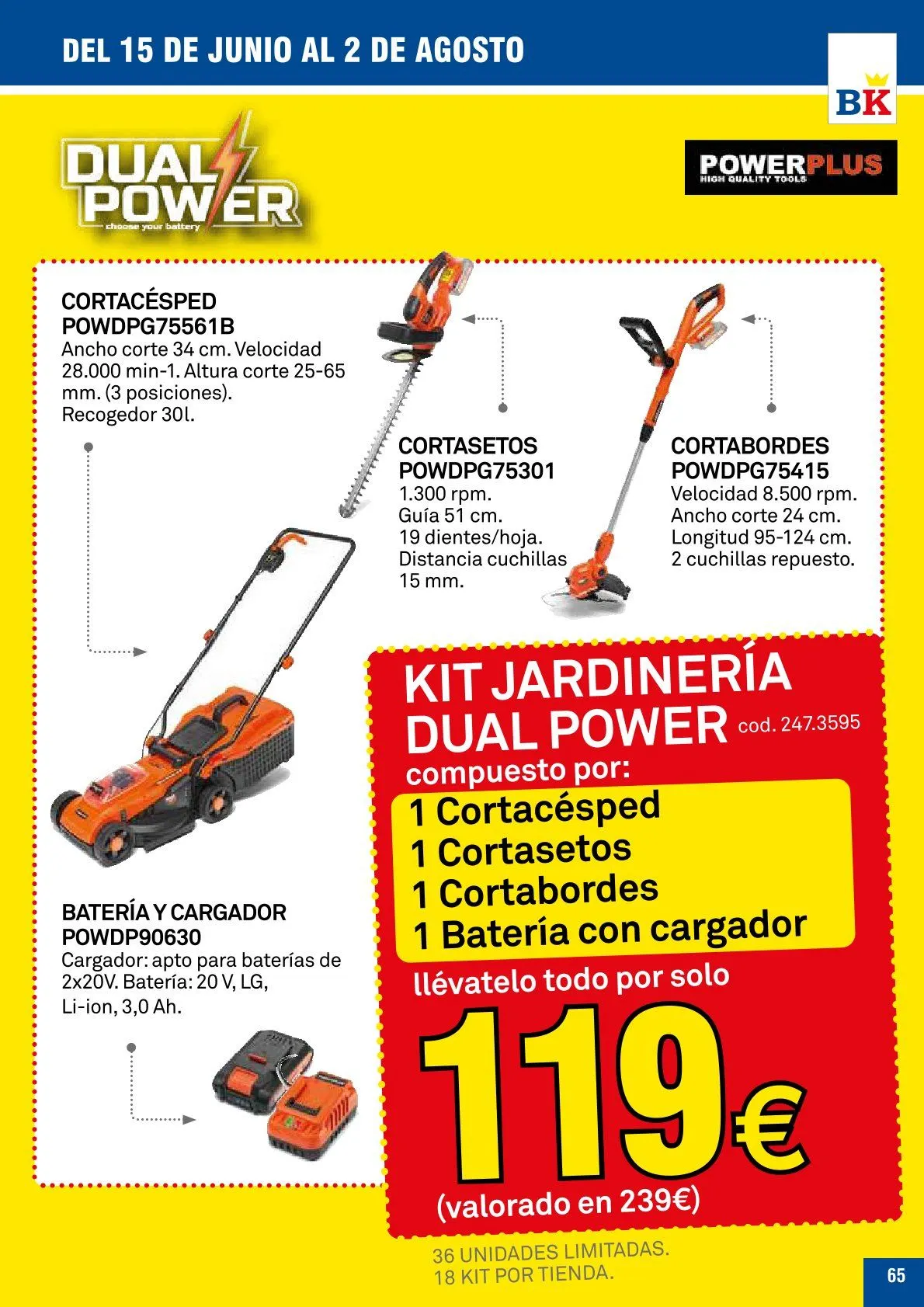 Catálogo de Bricoking Ofertas 15 de junio al 2 de agosto 2026 - Página 65