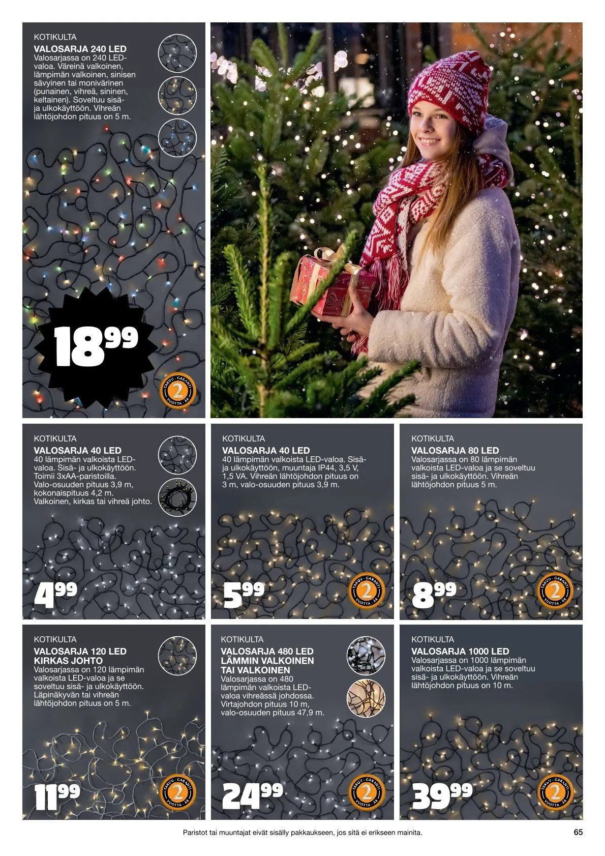  Tokmanni Tarjoukset voimassa alkaen 28. marraskuuta - 24. joulukuuta 2025 - Tarjouslehti sivu 65