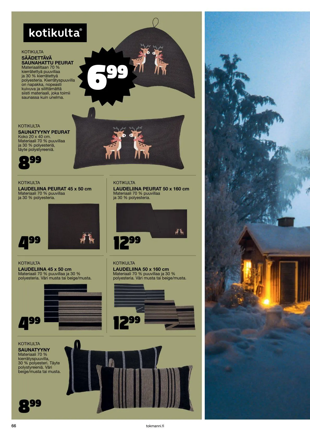 Tokmanni Tarjoukset voimassa alkaen 28. marraskuuta - 24. joulukuuta 2025 - Tarjouslehti sivu 66