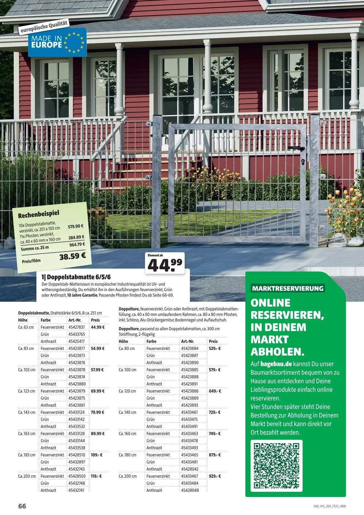 Hagebau Prospekt von 21. Mai bis 31. Dezember 2025 - Prospekt seite 68