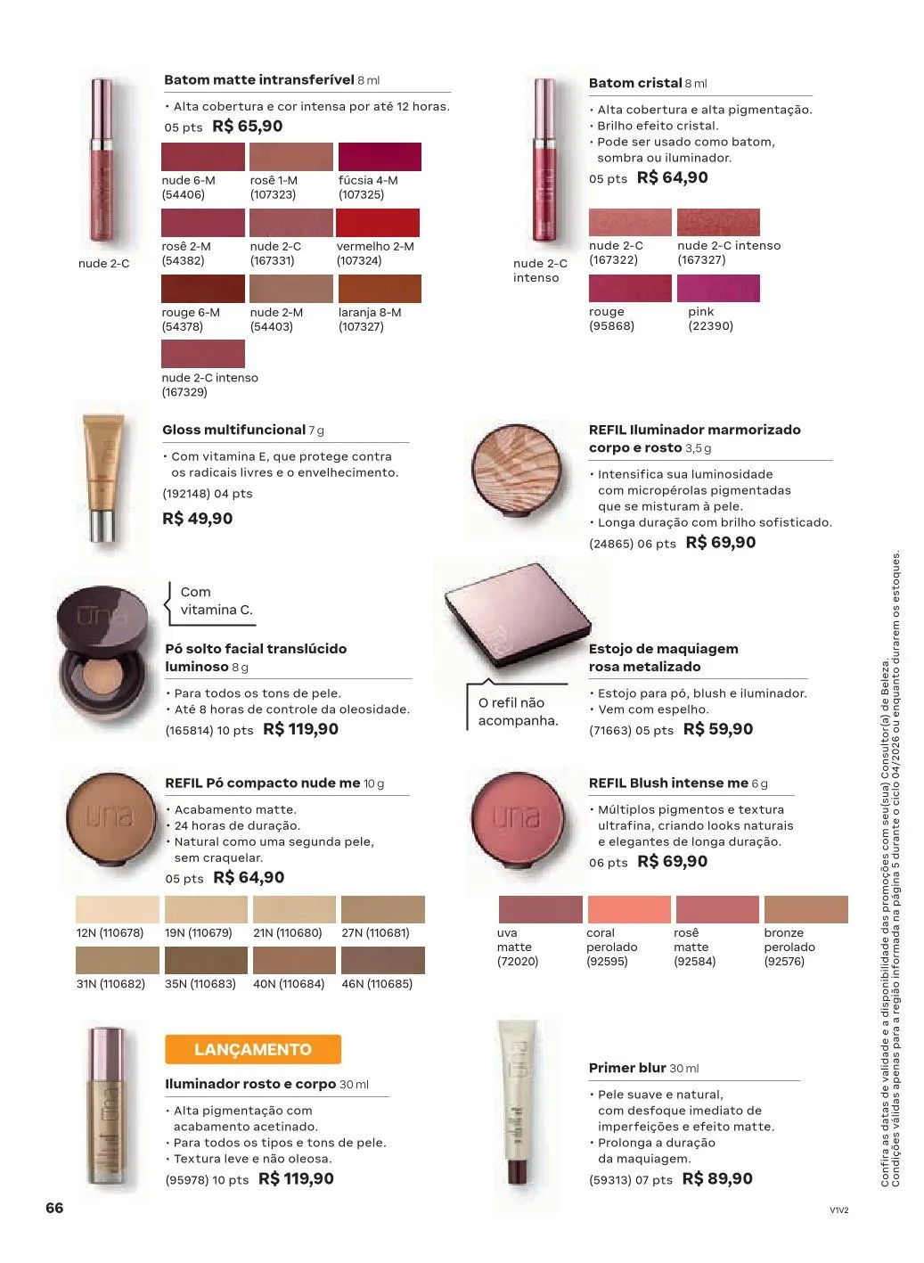 Encarte de NATURA 1 de abril até 30 de abril 2026 - Pagina 66