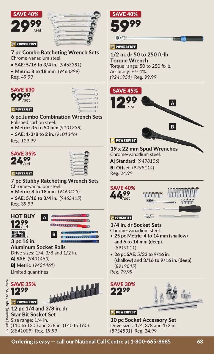 Princess Auto Sales from April 7 to April 19 2026 - flyer page 66