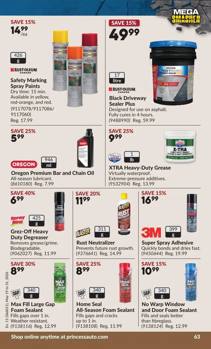  Princess Auto flyers from May 19 to May 31 2026 - flyer page 66
