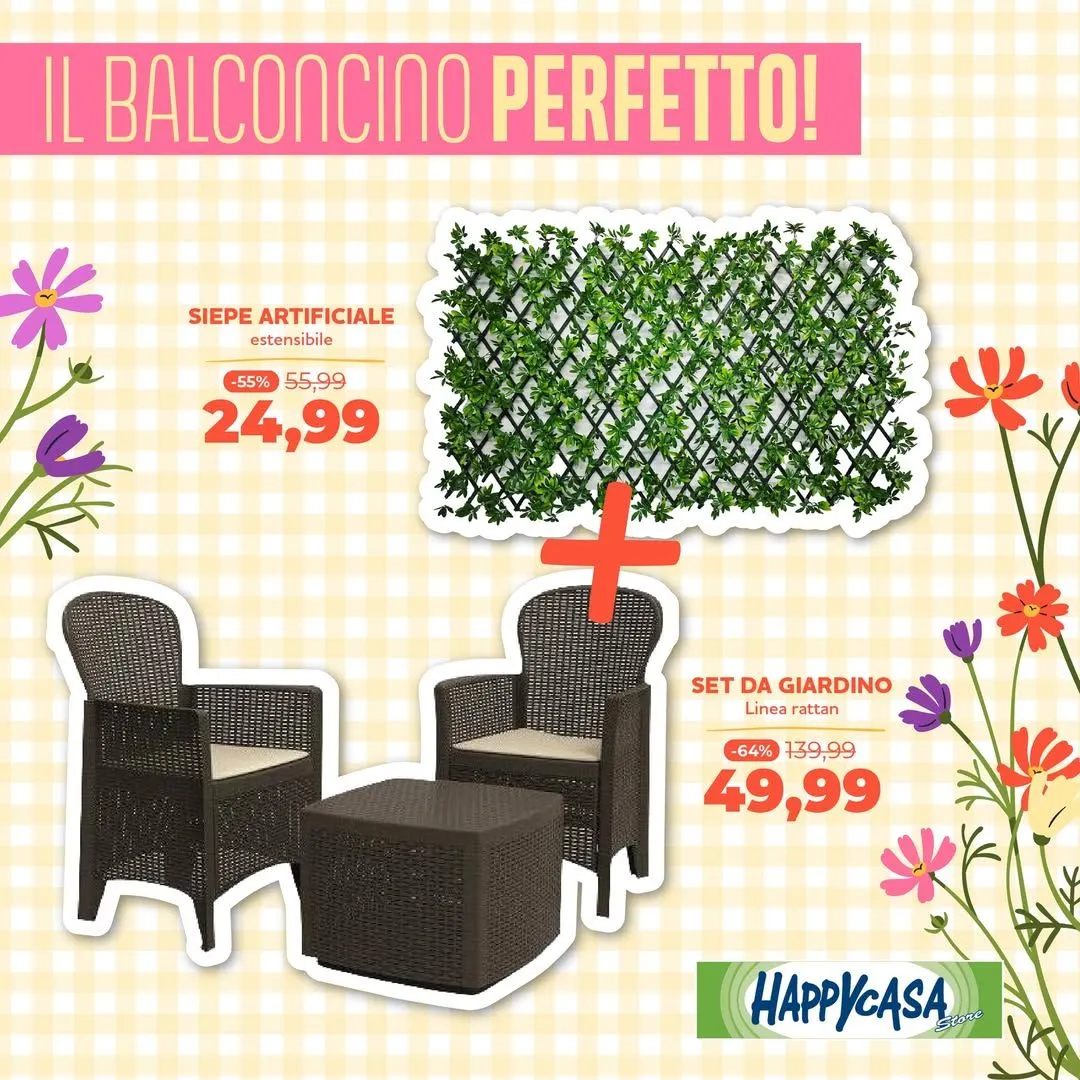 Volantini Happy Casa Store da 1 aprile a 15 aprile di 2026 - Pagina del volantino 1