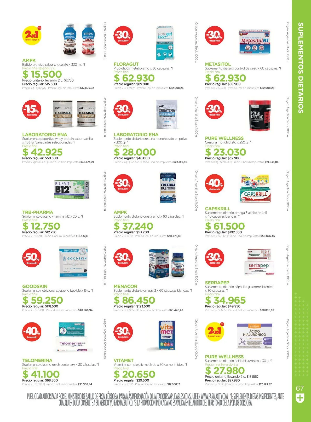 Ofertas de Farmacity Ofertas 1 de julio al 22 de julio 2026 - Página 67 del catálogo