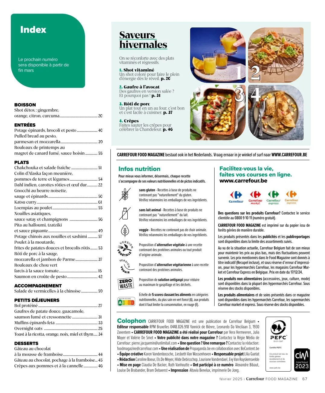 Carrefour Promoties van 31 januari tot 27 maart 2025 - folder pagina 56