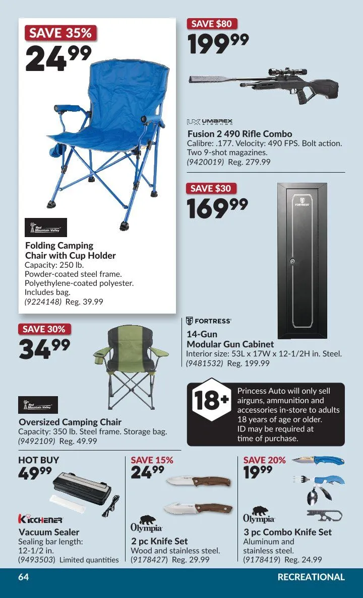 Princess Auto Sales from April 7 to April 19 2026 - flyer page 67
