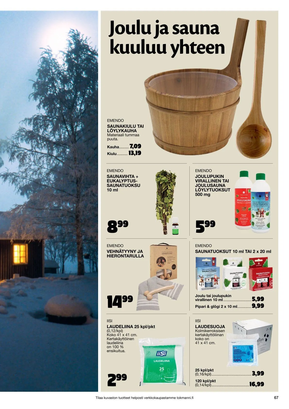 Tokmanni Tarjoukset voimassa alkaen 28. marraskuuta - 24. joulukuuta 2025 - Tarjouslehti sivu 67