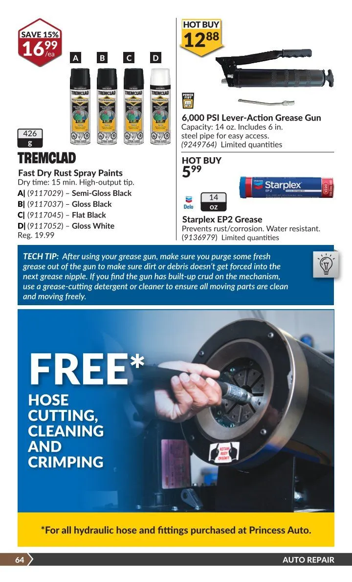 Princess Auto Sales from March 25 to April 6 2025 - flyer page 50