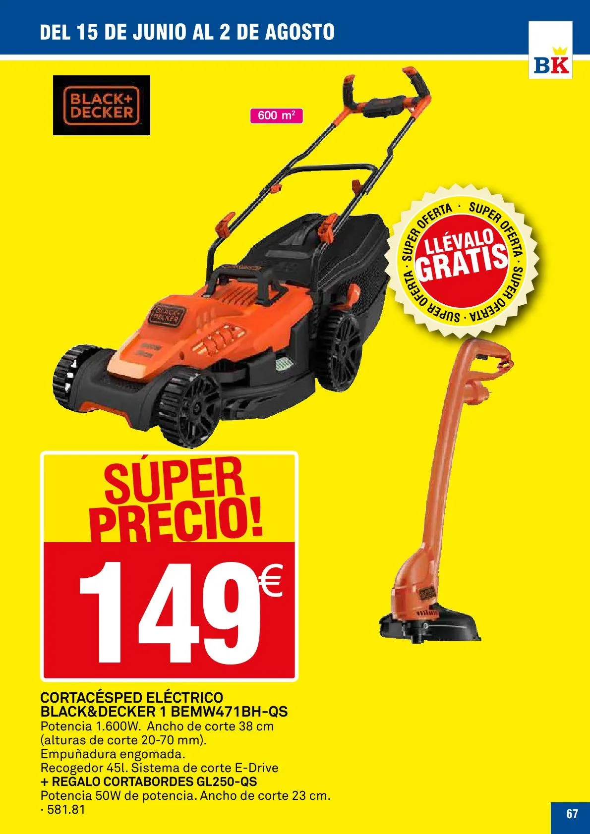 Catálogo de Bricoking Ofertas 15 de junio al 2 de agosto 2026 - Página 67