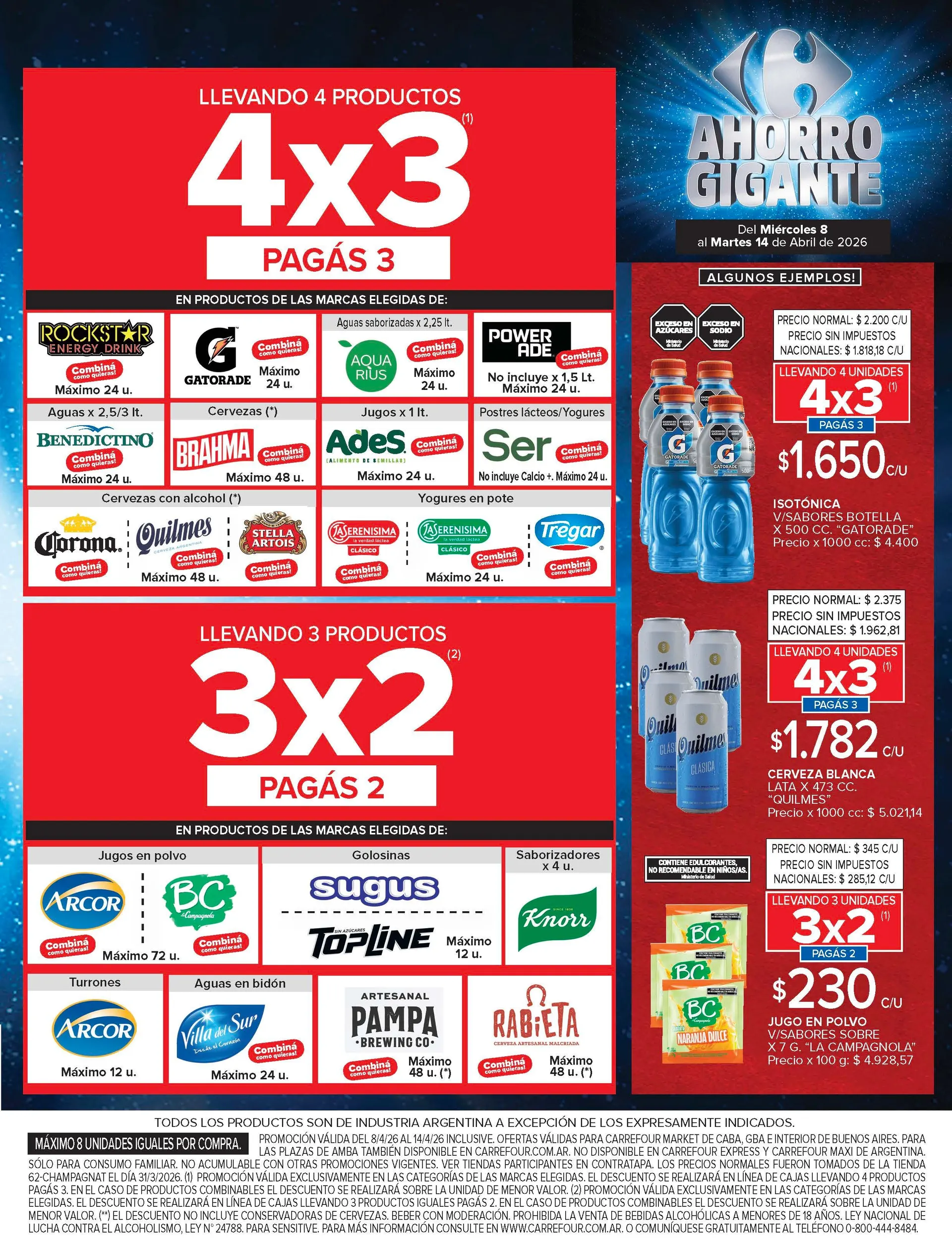 Ofertas de Ofertas Carrefour Market 8 de abril al 14 de abril 2026 - Página 8 del catálogo