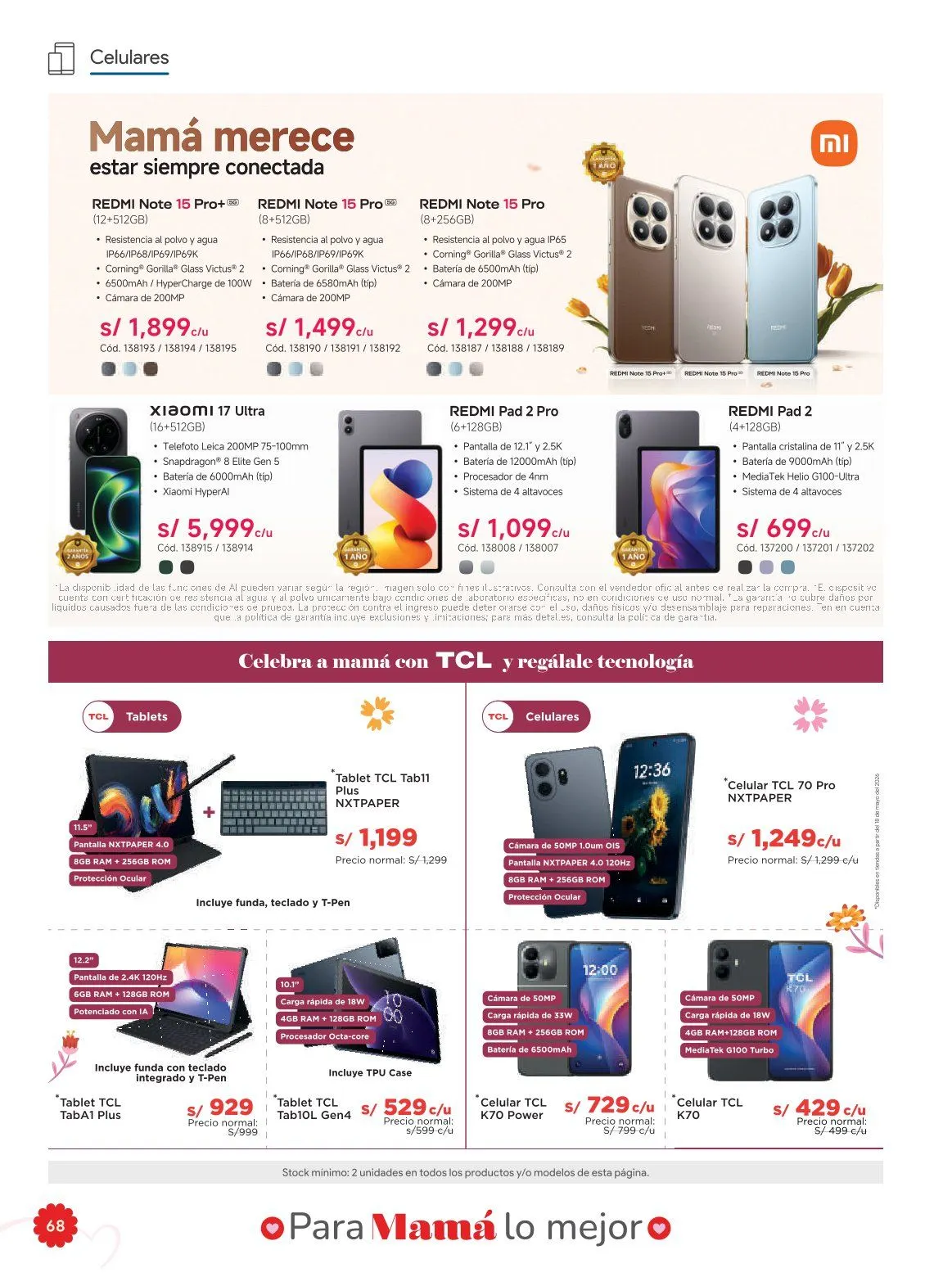 Catalogo de Hiraoka Ofertas 25 de abril al 17 de mayo 2026 - Pag 68