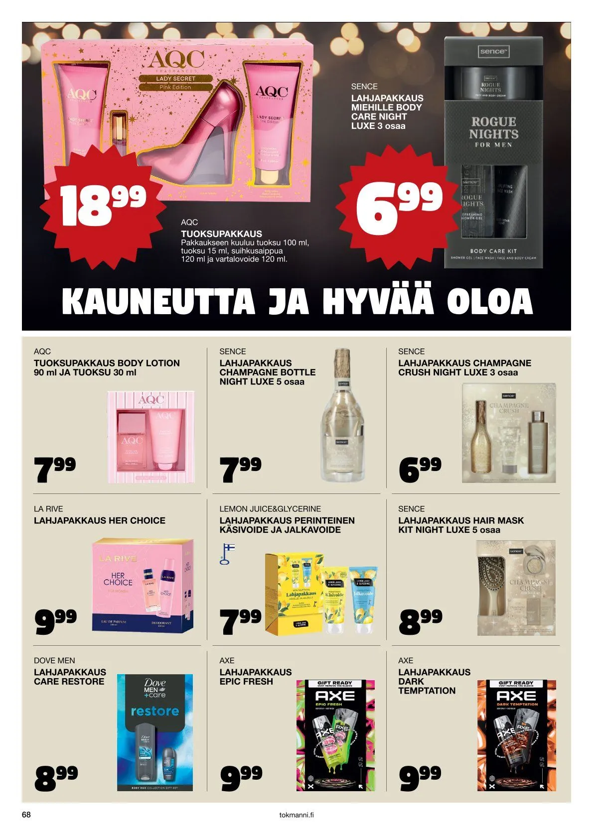 Tokmanni Tarjoukset voimassa alkaen 28. marraskuuta - 24. joulukuuta 2025 - Tarjouslehti sivu 68