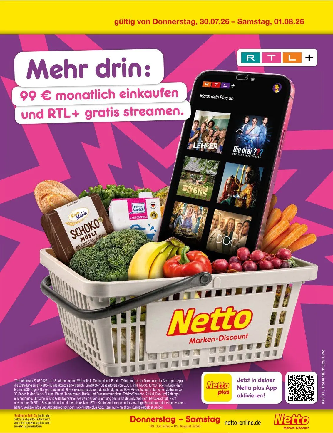 Netto Marken-Discount folders van 27 juli tot 1 augustus 2026 - Folder pagina 68
