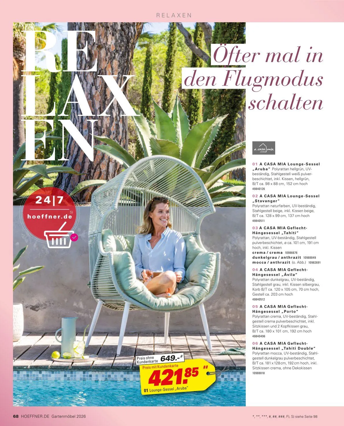 Höffner Angebote von 24. April bis 2. Mai 2026 - Prospekt seite 68