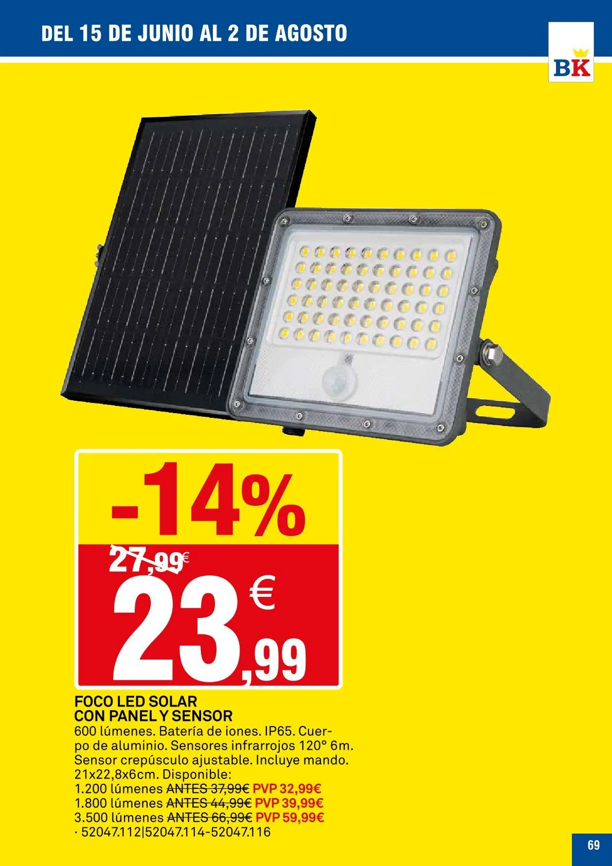 Catálogo de Bricoking Ofertas 15 de junio al 2 de agosto 2026 - Página 69