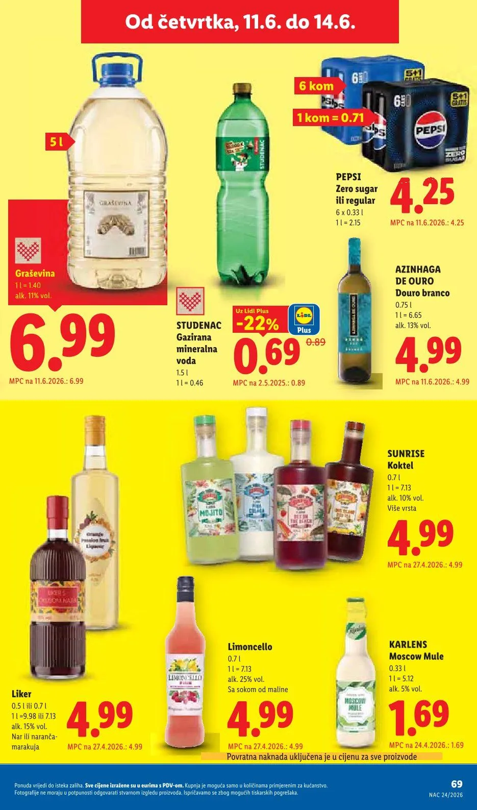 Katalog LIDL od 8. lipnja do 14. lipnja 2026. - Pregled Stranica 69