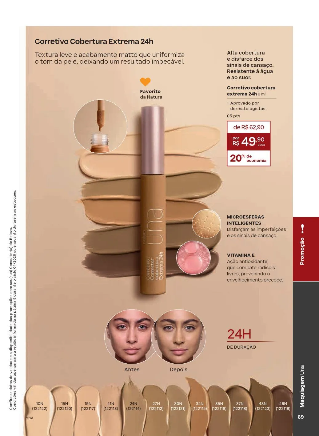 Encarte de NATURA 1 de abril até 30 de abril 2026 - Pagina 69