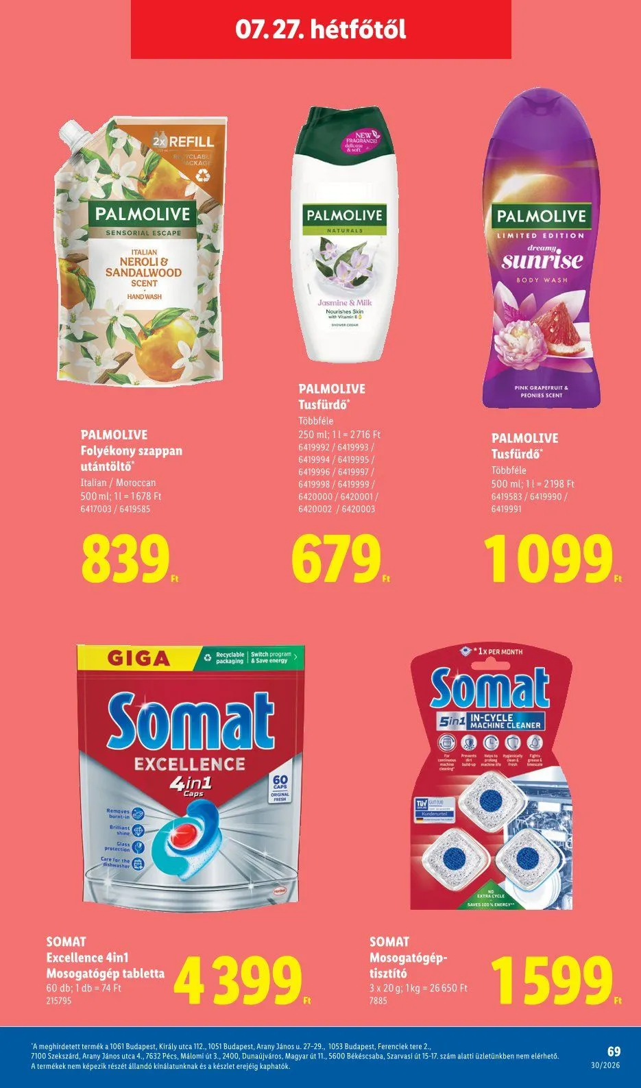 Katalógus  Lidl legfrissebb ajánlatai július 23.-tól július 29.-ig 2026. - Oldal 69