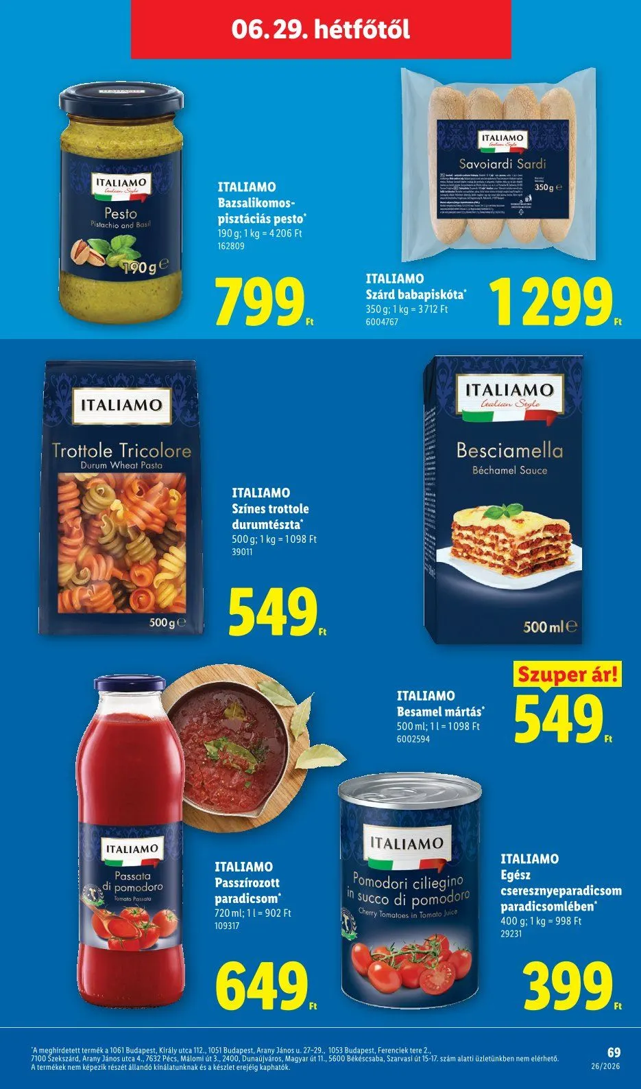 Katalógus Lidl legfrissebb ajánlatai június 25.-tól július 7.-ig 2026. - Oldal 69