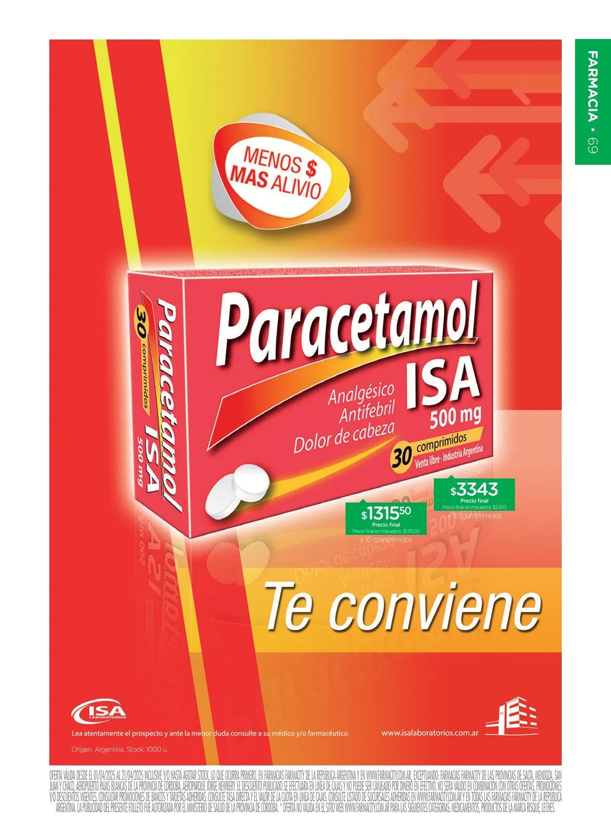 Ofertas de Farmacity Ofertas 7 de abril al 21 de abril 2025 - Página 63 del catálogo