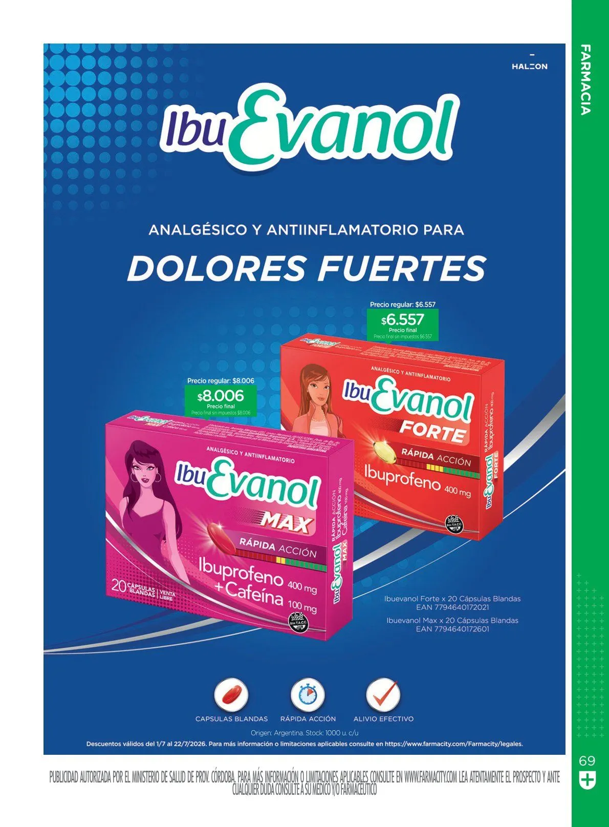 Ofertas de Farmacity Ofertas 1 de julio al 22 de julio 2026 - Página 69 del catálogo