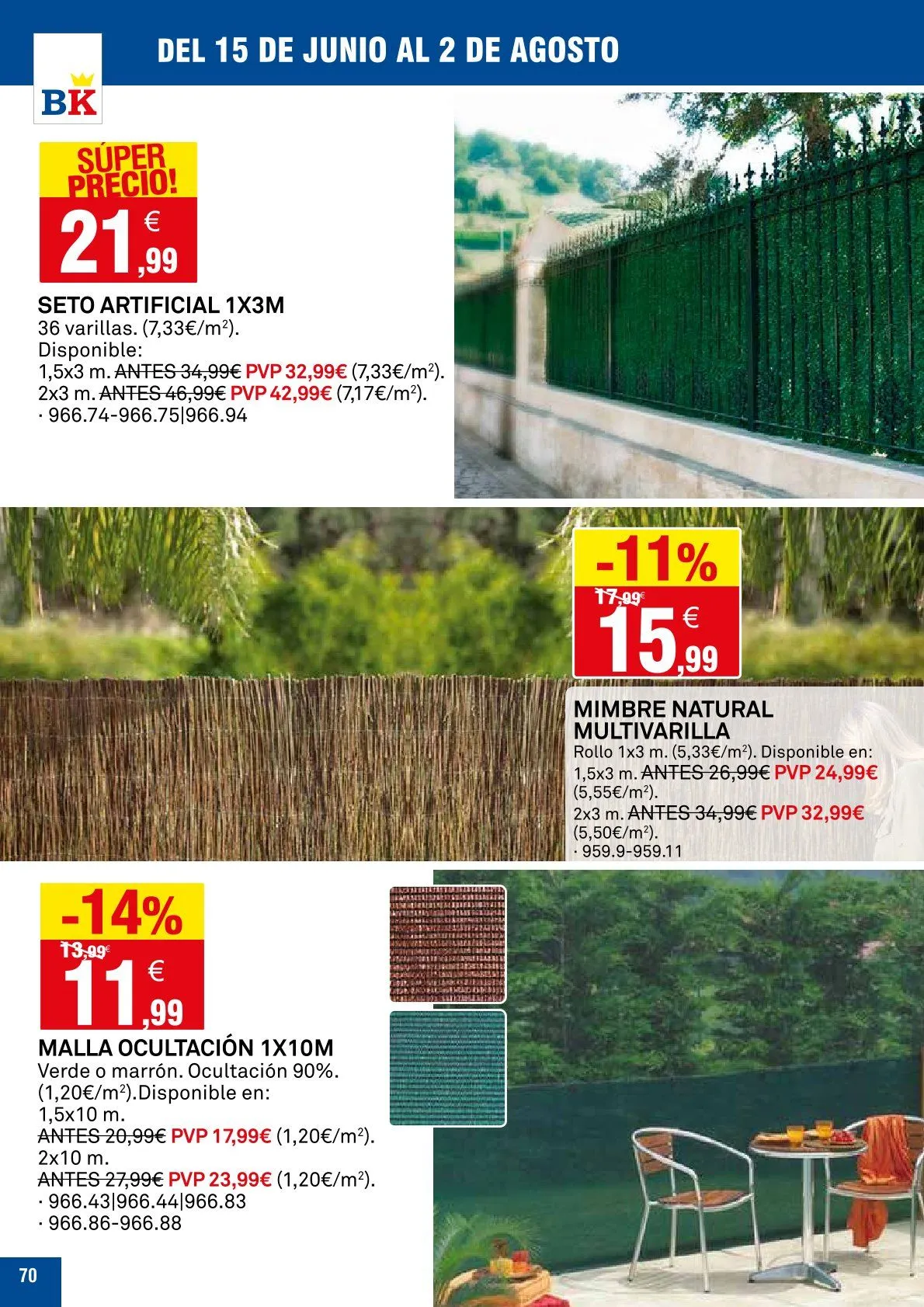 Catálogo de Bricoking Ofertas 15 de junio al 2 de agosto 2026 - Página 70
