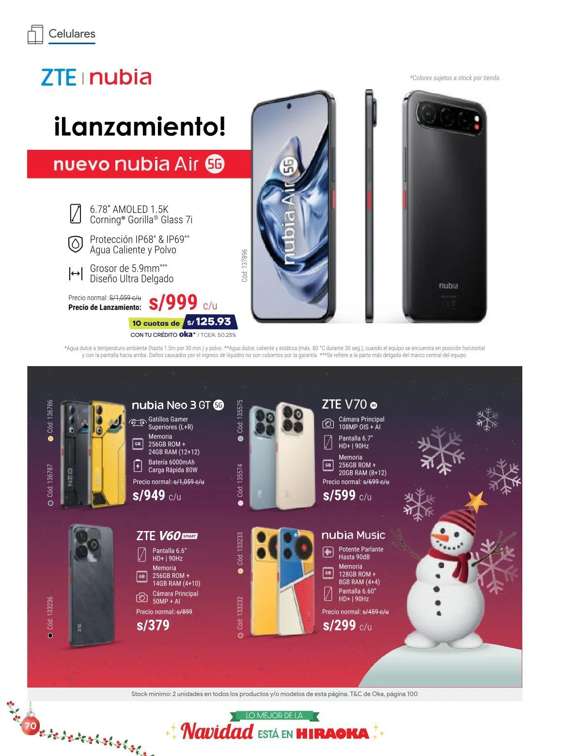 Catalogo de Hiraoka Ofertas 9 de diciembre al 31 de diciembre 2025 - Pag 70