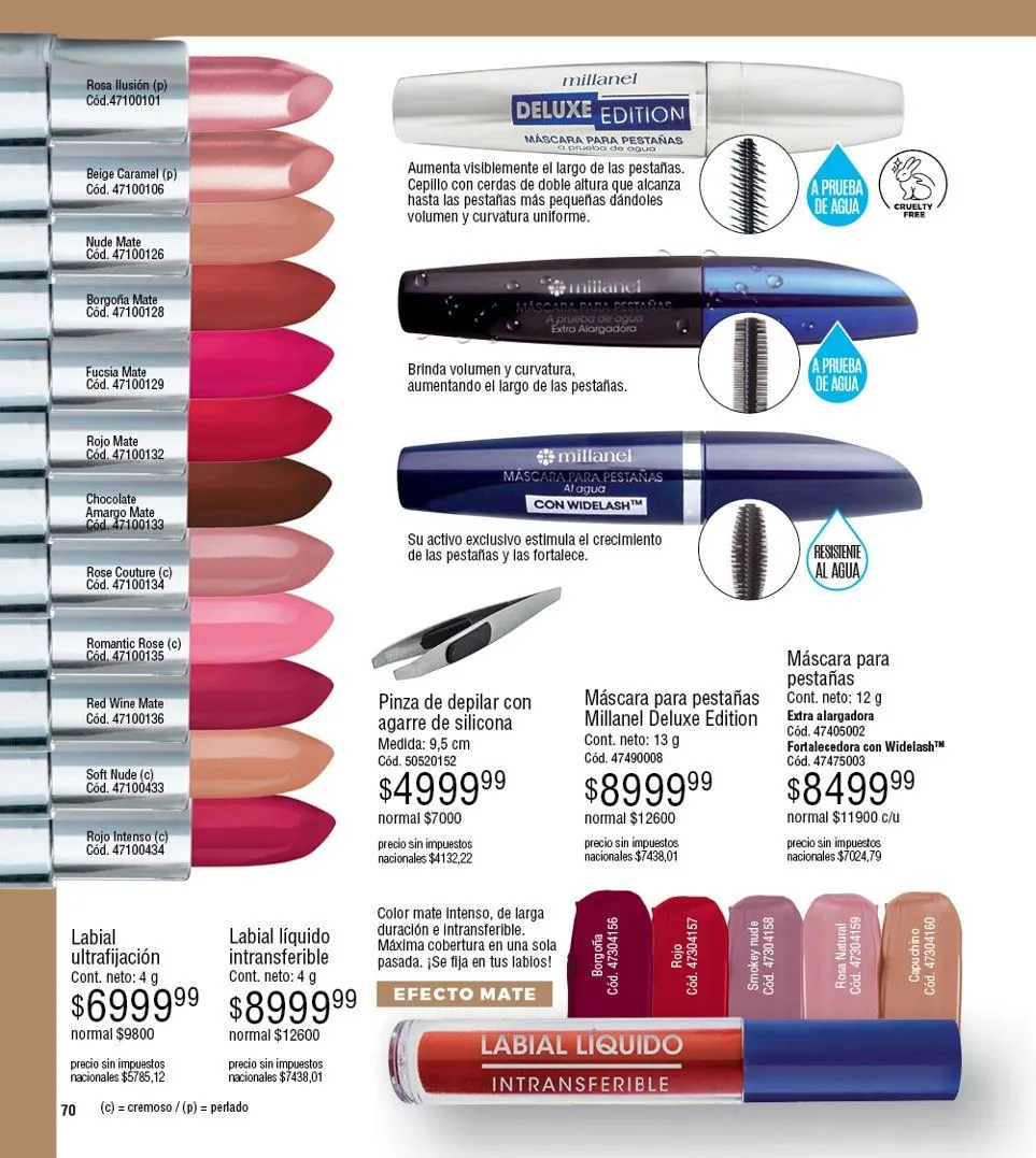 Ofertas de Catalogo Millanel 20 de octubre al 10 de noviembre 2025 - Página 70 del catálogo