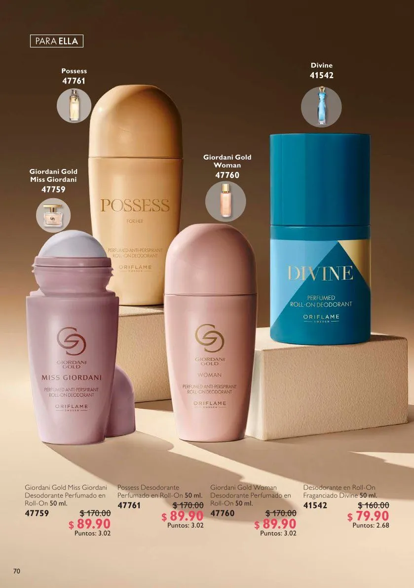 Catálogo de  Oriflame Ofertas 20 de junio al 10 de julio 2026 - Pagina 70