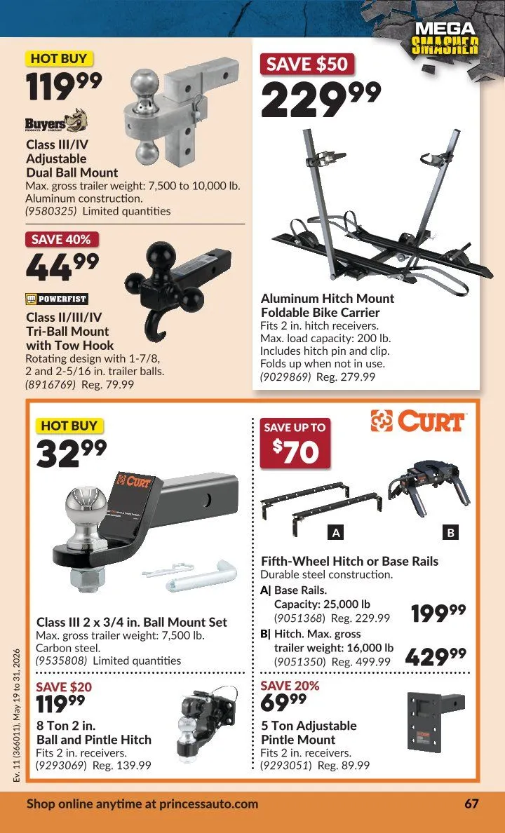 Princess Auto flyers from May 19 to May 31 2026 - flyer page 70