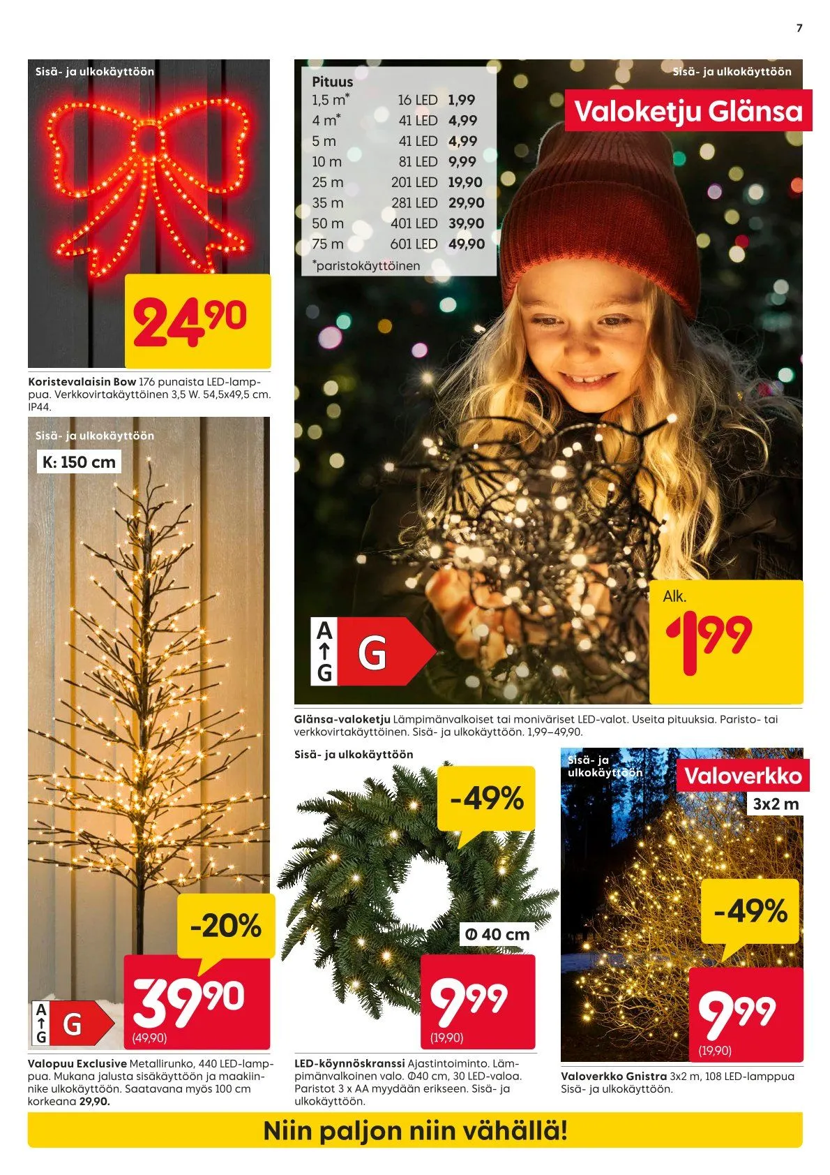 Kaupan Rusta uusimmat tarjoukset voimassa alkaen 27. lokakuuta - 2. marraskuuta 2025 - Tarjouslehti sivu 7