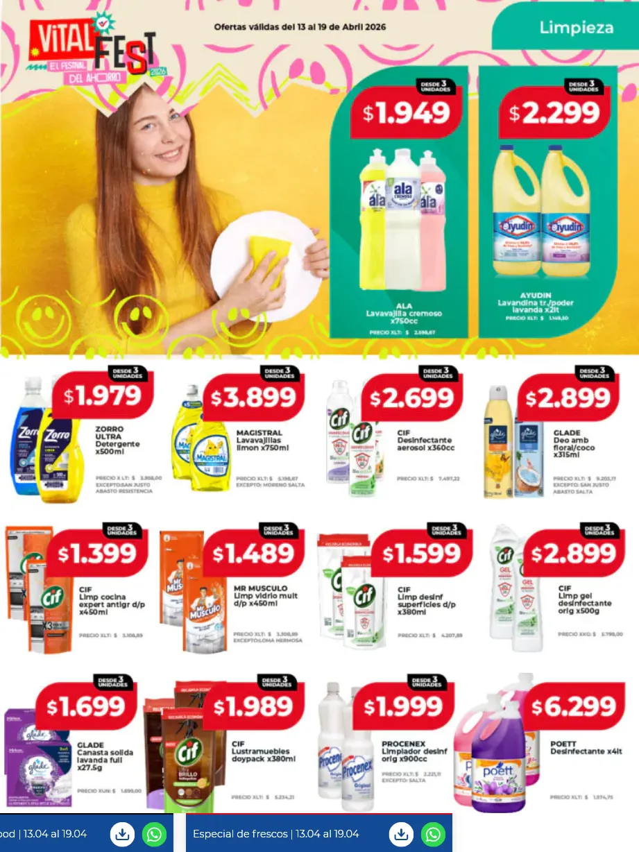 Ofertas de Ofertas Vital  13 de abril al 19 de abril 2026 - Página 13 del catálogo