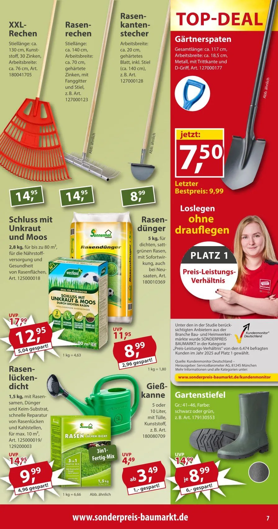 Sonderpreis-Baumarkt Prospekte von 7. März bis 13. März 2026 - Prospekt seite 7