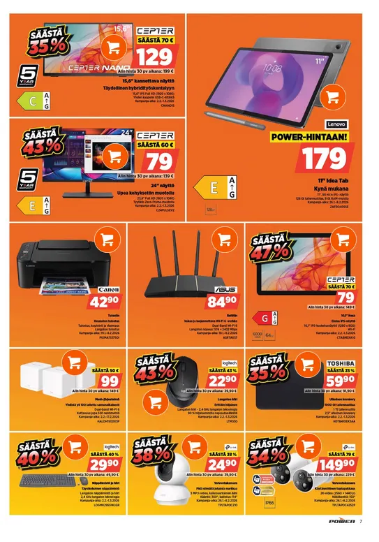  Power voimassa alkaen 5. helmikuuta - 11. helmikuuta 2026 - Tarjouslehti sivu 7