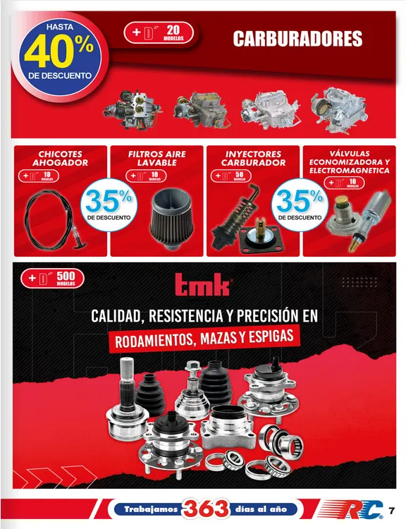 Catálogo de Refaccionaria California Ofertas 1 de diciembre al 31 de diciembre 2025 - Pagina 7