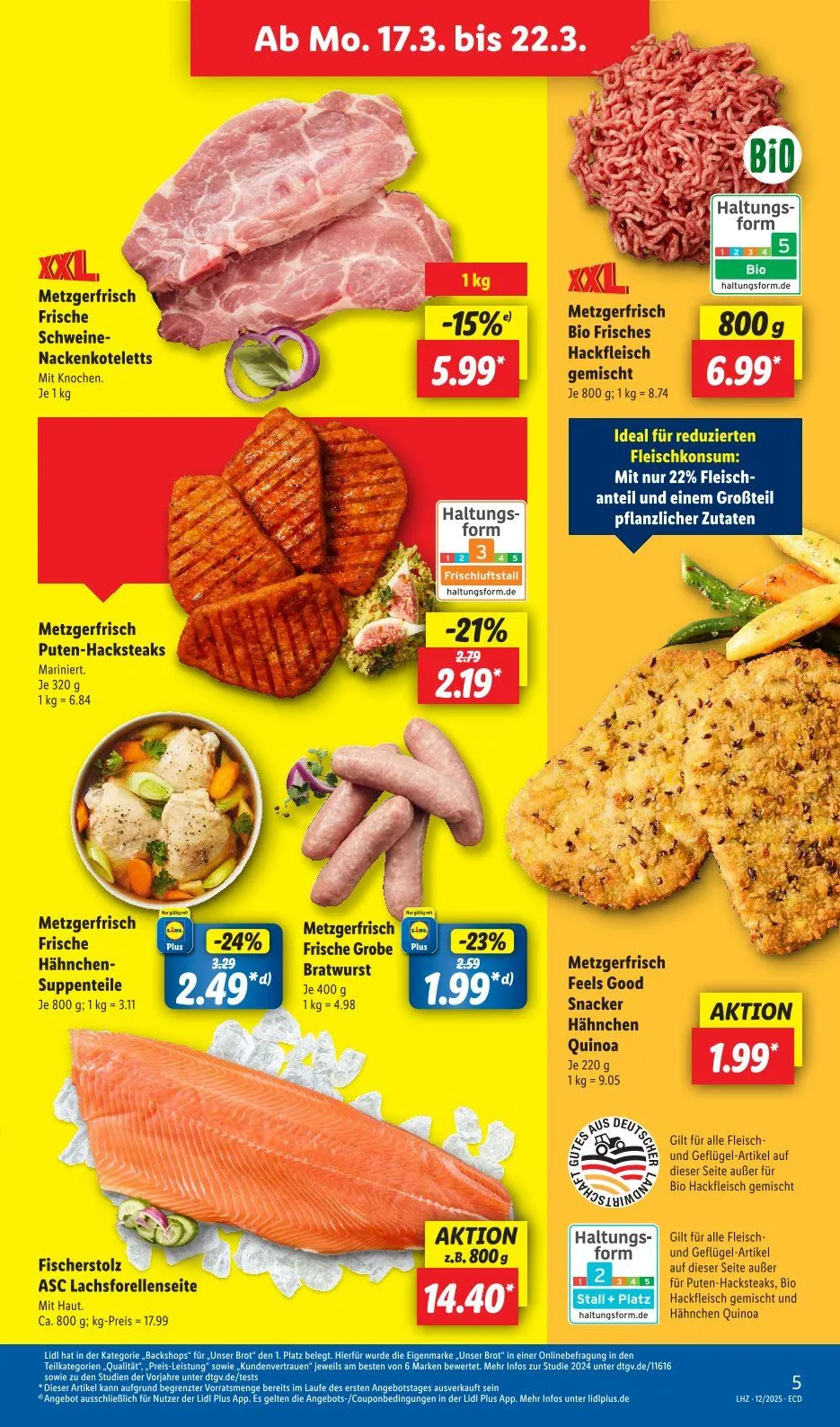 Lidl Prospekt von 17. März bis 22. März 2025 - Prospekt seite 7