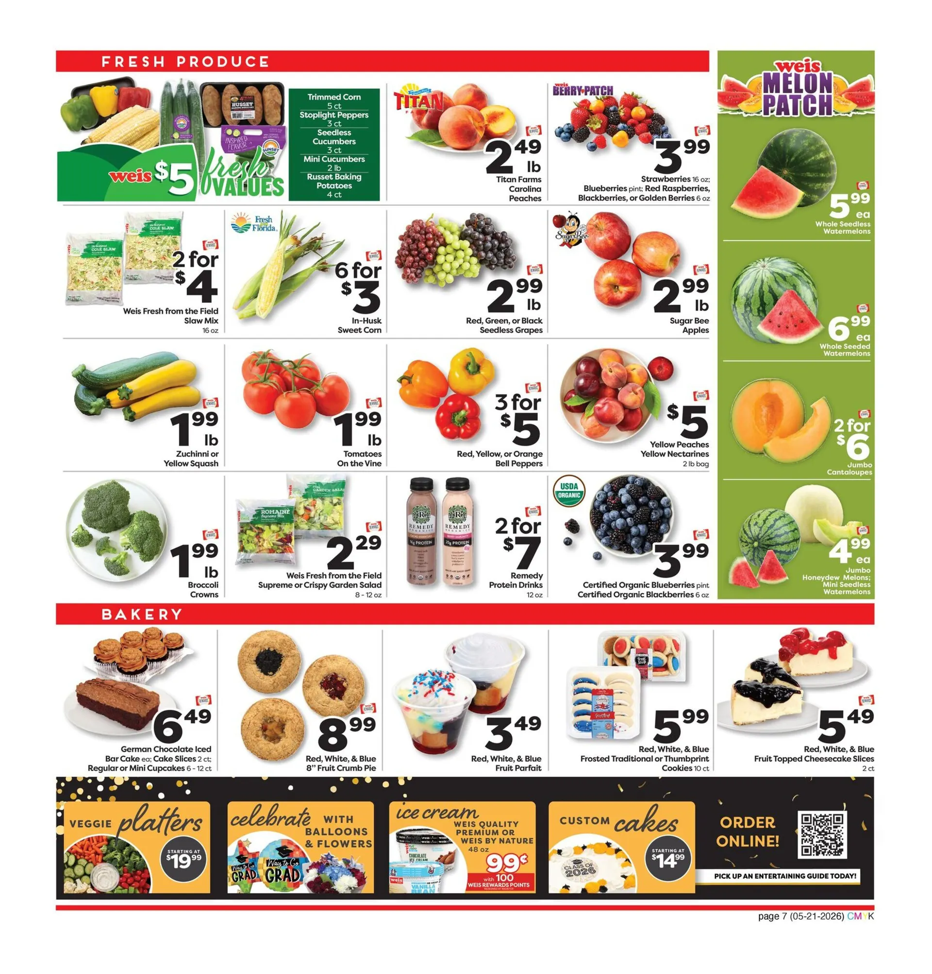 Weekly promotion Weis Sales spanning from May 21 to June 17 2026 - Page 7 for Catalogue 365