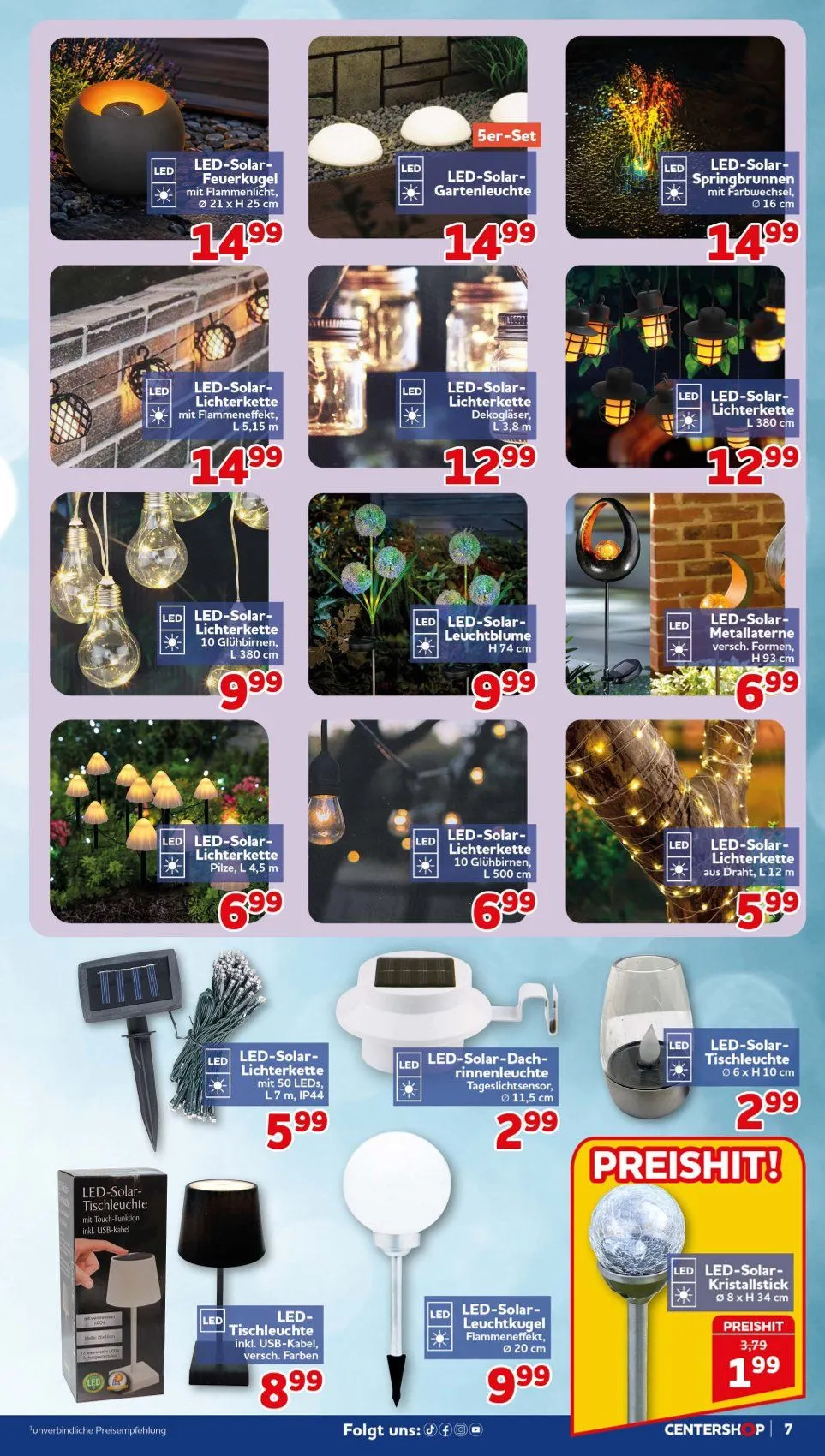 CENTERSHOP Angebote von 27. Juli bis 2. August 2026 - Prospekt seite 7