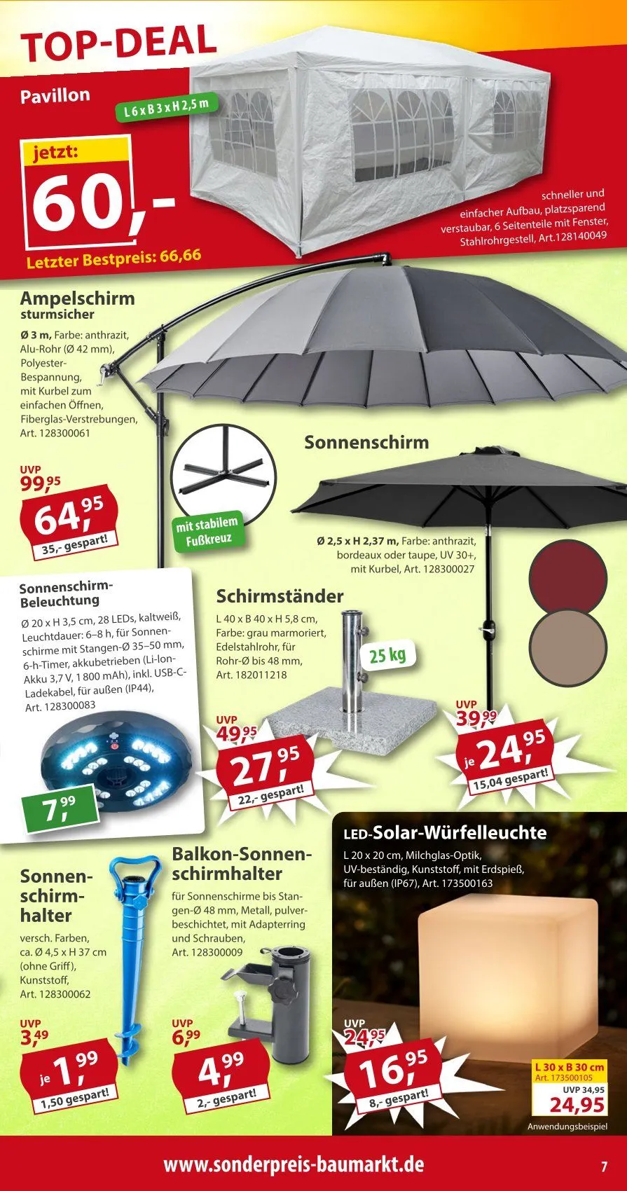 Sonderpreis-Baumarkt Angebote von 9. Mai bis 15. Mai 2026 - Prospekt seite 7