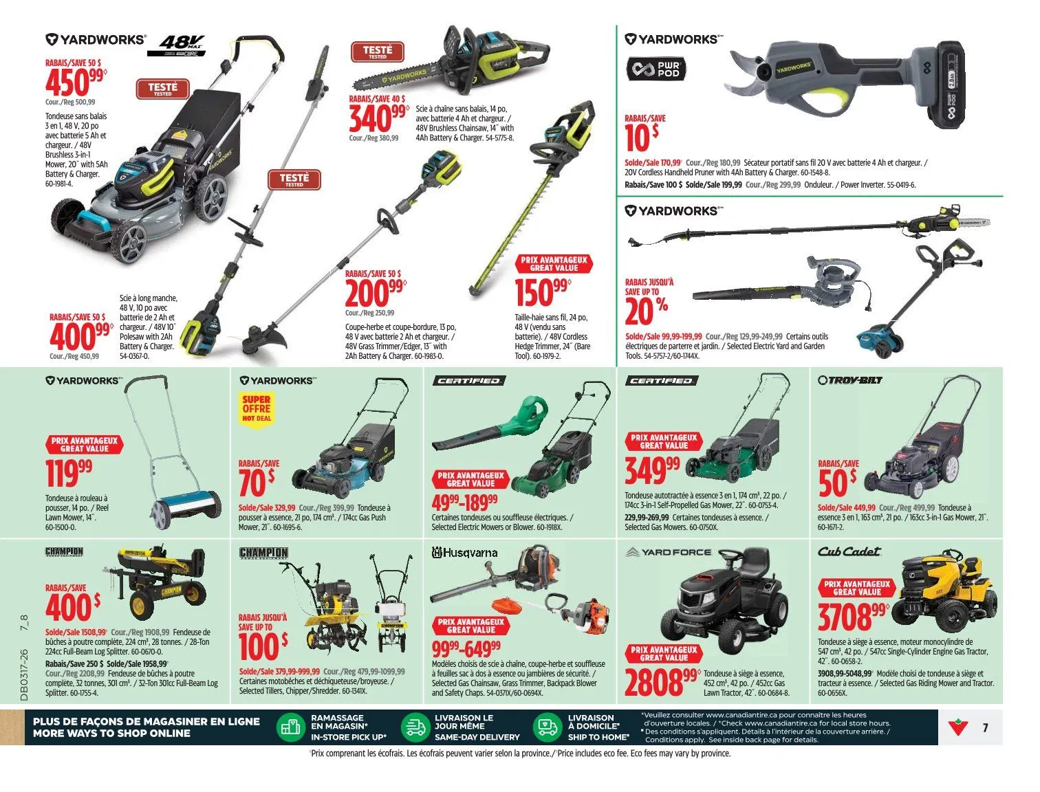 Canadian Tire Sales from April 23 to April 30 2026 - flyer page 7