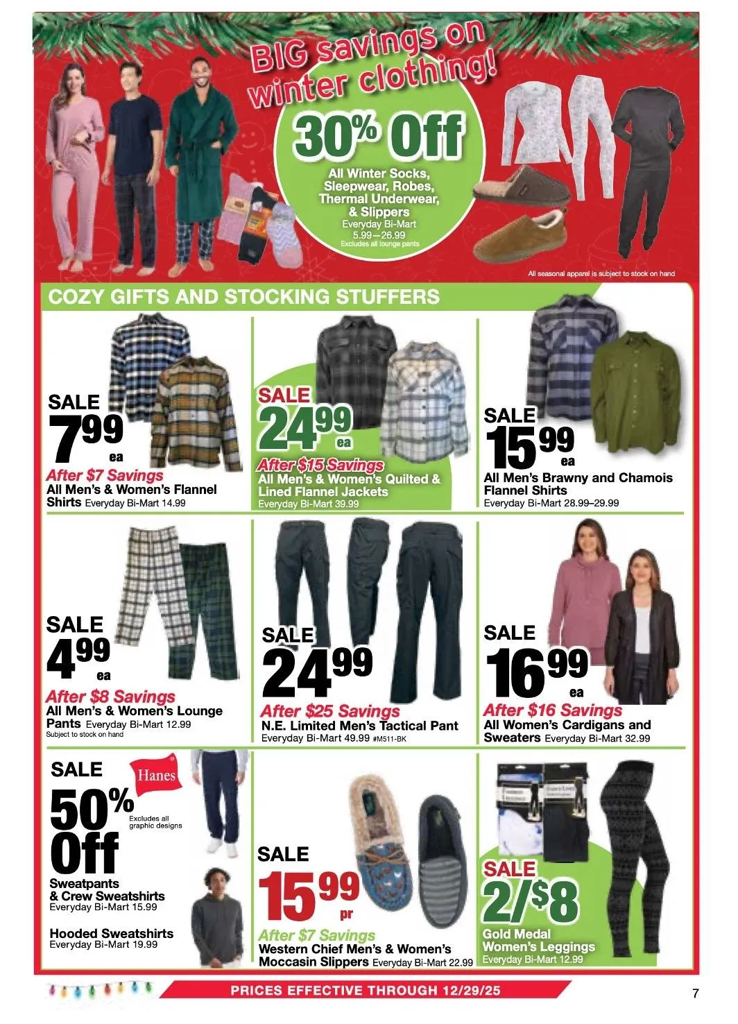 Weekly ad Bi-Mart Sales from December 16 to December 30 2025 - Page 7