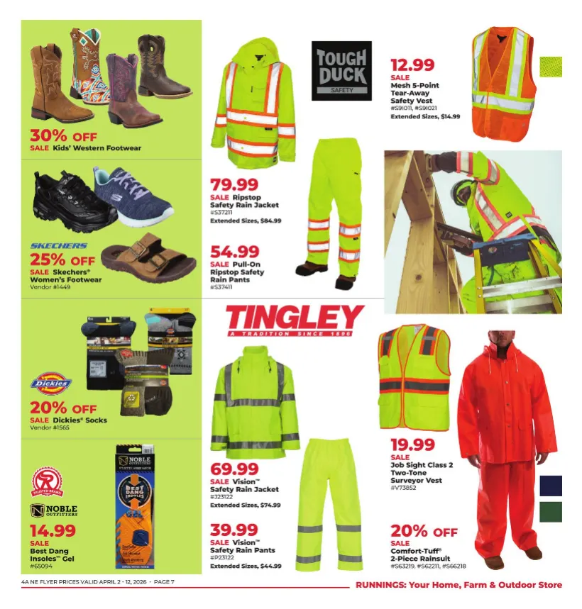 Weekly promotion Runnings Sales spanning from April 2 to April 12 2026 - Page 7 for Catalogue 365