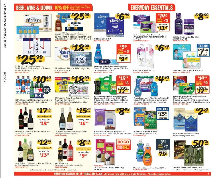 Weekly ad Winn Dixie Sales from July 15 to July 21 2026 - Page 7