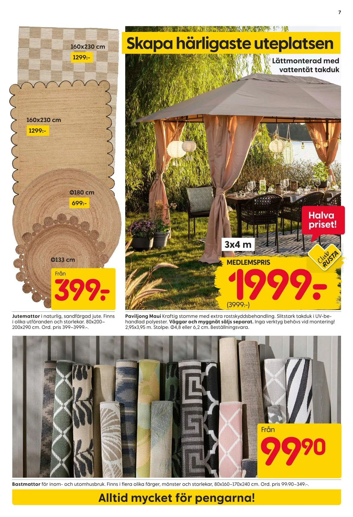 Senaste Rusta erbjudanden från 18 maj till 24 maj 2026 - Reklamblad sidor 7
