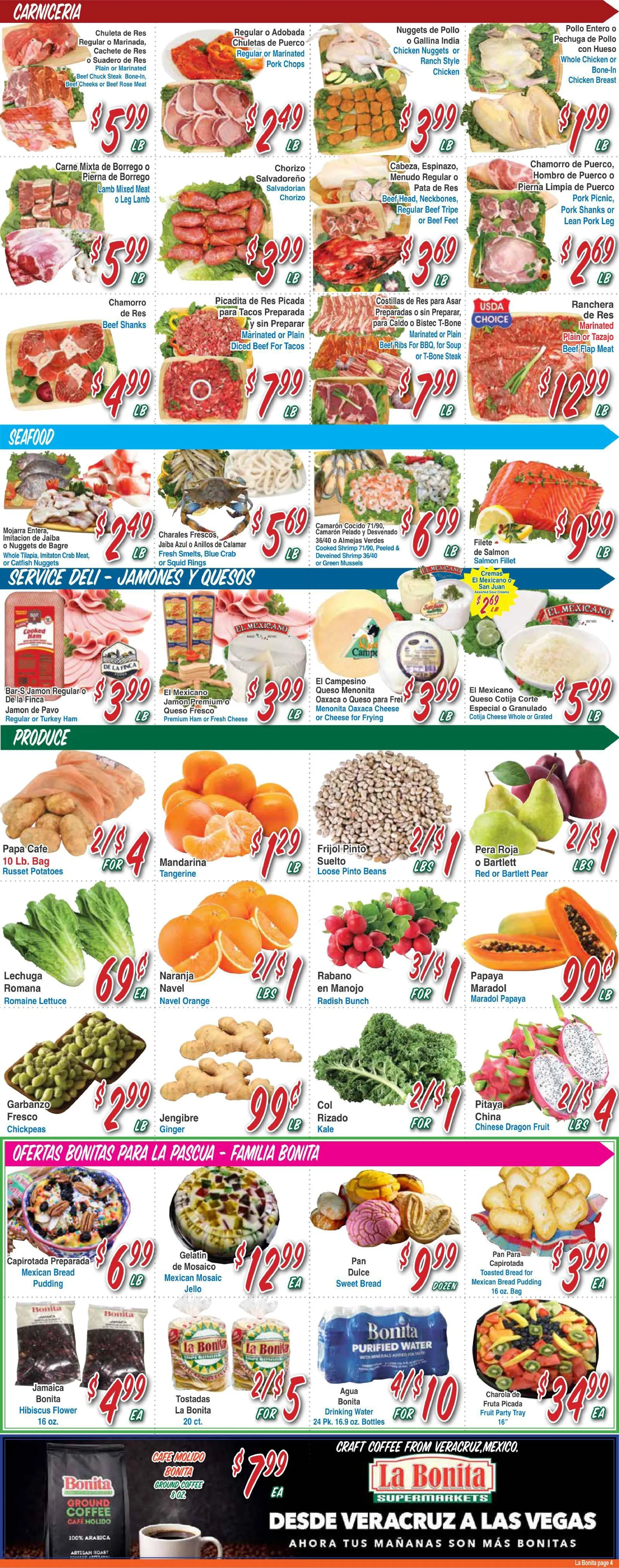 Weekly ad La Bonita Supermarkets Sales from April 1 to April 7 2026 - Page 4