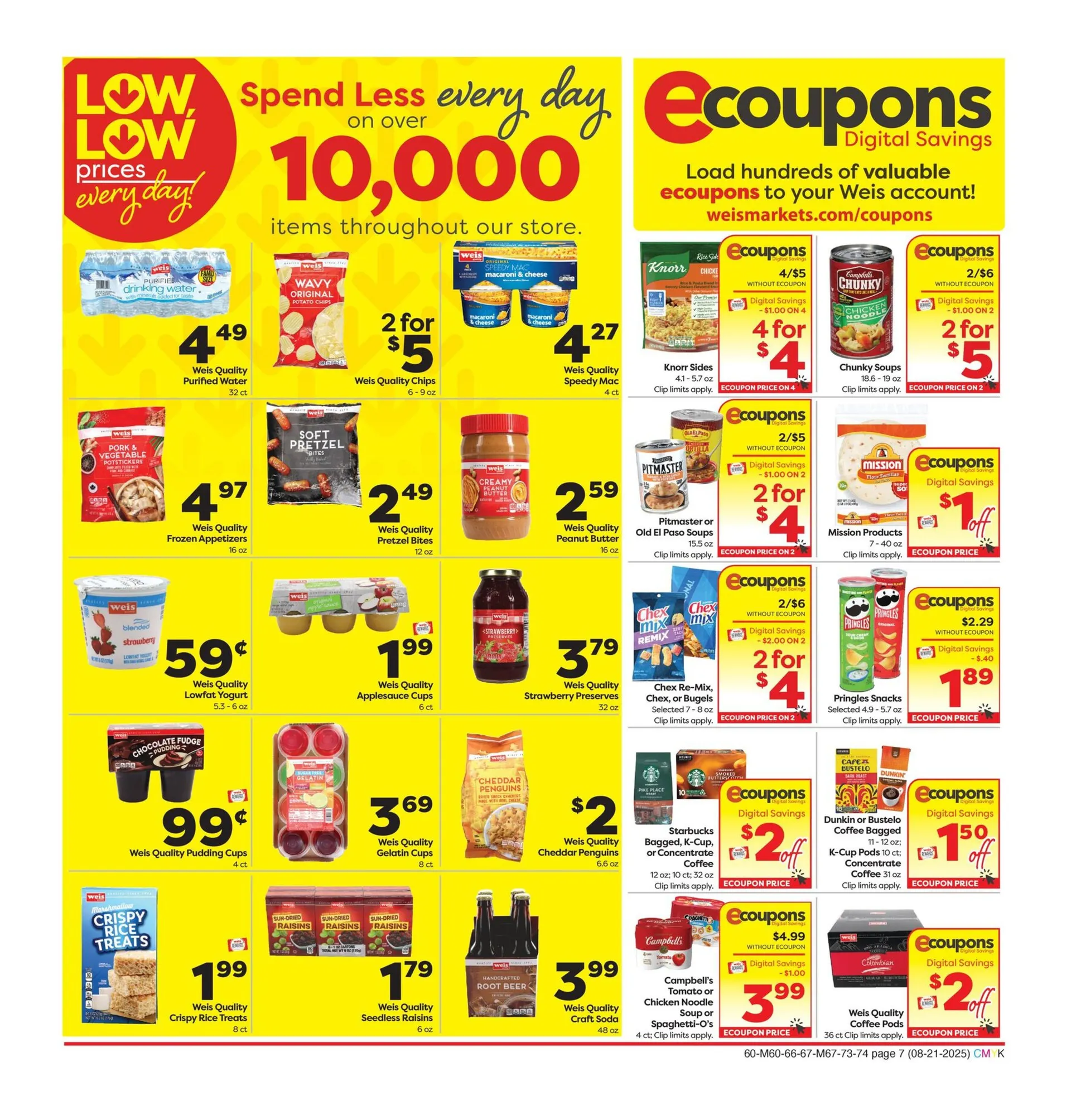 Weekly ad Weis Sales from August 21 to September 17 2025 - Page 7