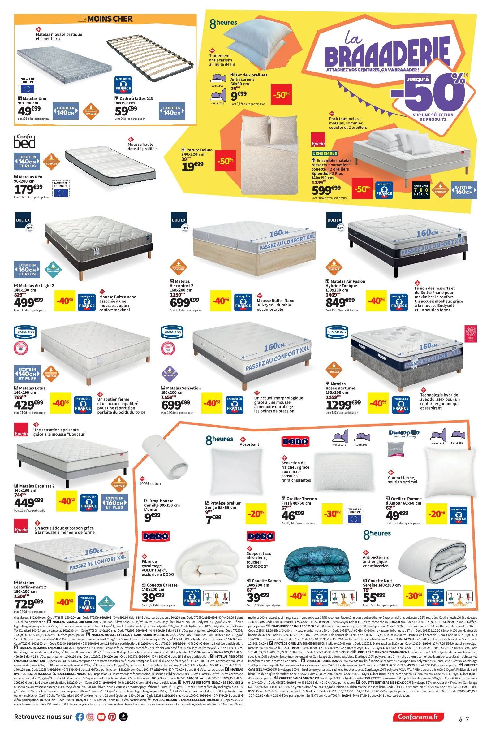 Catalogues Conforama du 31 mars au 27 avril 2026 - Catalogue page 7