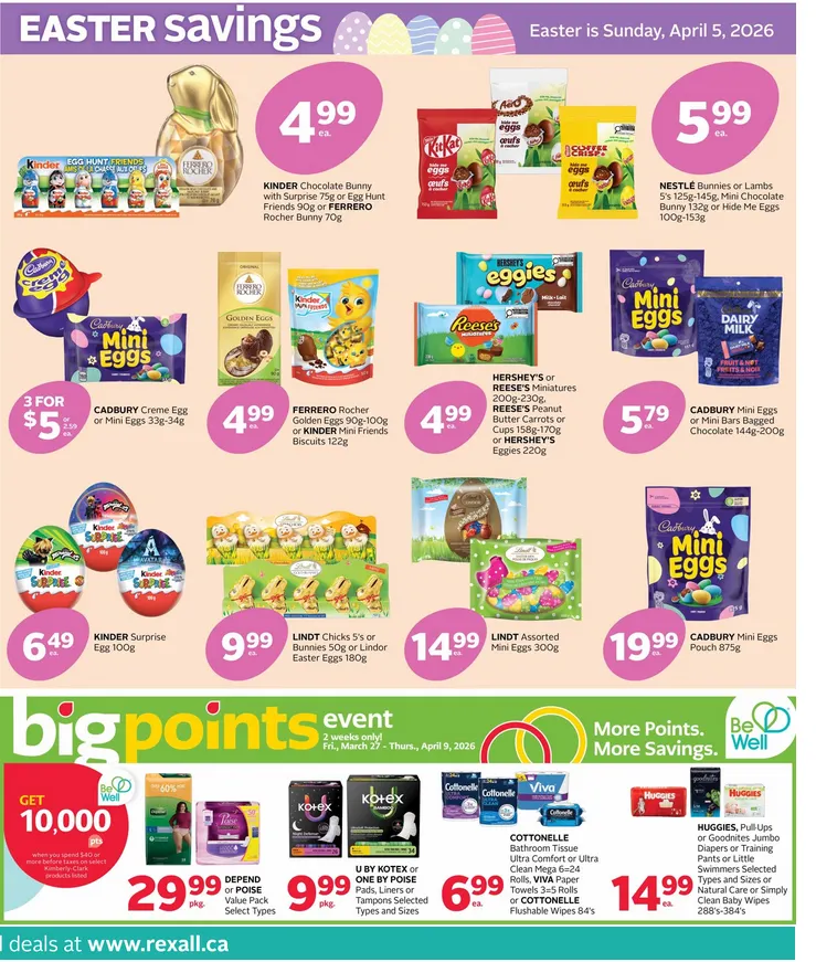 Rexall Sales from March 27 to April 2 2026 - flyer page 5